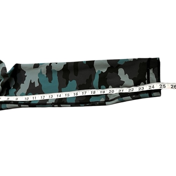 Lululemon Wunder Under High-Rise Tight 25"- Teal Camo- Size 4 - Picture 13 of 13